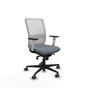 Haches sincro malla blanca bali gris brazos blancos base nailon ruedas 65mm engomadas