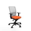 Haches sincro malla blanca bali naranja brazos 1D base nailon ruedas 65mm nailon