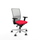Haches sincro malla blanca bali rojo brazos 2D base blanca ruedas 65mm engomadas