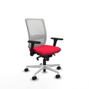 Haches sincro malla blanca bali rojo brazos 3D base blanca ruedas 65mm nailon
