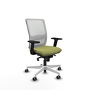 Haches sincro malla blanca bali verde oliva brazos 2D base blanca ruedas 65mm engomadas