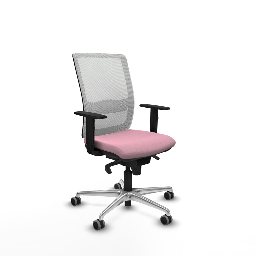Haches sincro malla blanca bali rosa brazos 1D base aluminio ruedas 65mm engomadas