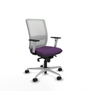 Haches sincro malla blanca bali morado brazos blancos base aluminio ruedas 65mm nailon
