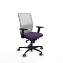 Haches sincro malla blanca bali morado brazos 2D base nailon ruedas 65mm engomadas