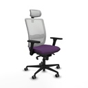 Haches sincro malla blanca bali morado brazos 3D base nailon cabecero malla 2D ruedas 65mm engomadas
