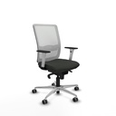 Haches sincro malla blanca bali negro brazos blancos base aluminio ruedas 65mm engomadas
