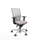 Haches sincro malla blanca similpiel blanco brazos 1D base blanca ruedas 65mm engomadas