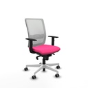 Haches sincro malla blanca similpiel rosa brazos 1D base blanca ruedas 65mm engomadas