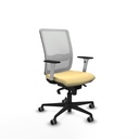 Haches sincro malla blanca similpiel crema brazos blancos base nailon ruedas 65mm engomadas