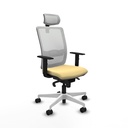 Haches sincro malla blanca similpiel crema brazos 1D base blanca cabecero malla 2D ruedas 65mm nailon