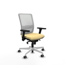Haches sincro malla blanca similpiel crema brazos 3D base blanca ruedas 65mm engomadas
