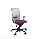 Haches sincro malla blanca similpiel morado brazos blancos base nailon ruedas 65mm nailon