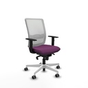 Haches sincro malla blanca similpiel morado brazos 1D base blanca ruedas 65mm engomadas