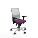 Haches sincro malla blanca similpiel morado brazos 3D base blanca ruedas 65mm nailon