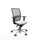 Haches sincro malla gris bali blanco brazos 1D base aluminio ruedas 65mm engomadas