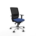 Haches sincro malla negra bali azul marino brazos 1D base aluminio ruedas 65mm engomadas