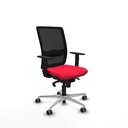 Haches sincro malla negra bali rojo brazos 1D base aluminio ruedas 65mm engomadas