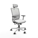 Haches traslack malla blanca bali blanco brazos blancos base blanca cabecero malla 2D ruedas 65mm engomadas