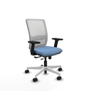 Haches traslack malla blanca bali azul cielo brazos 2D base blanca ruedas 65mm nailon