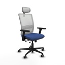 Haches traslack malla blanca bali azul marino brazos 3D base nailon cabecero malla 2D ruedas 65mm engomadas