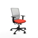 Haches traslack malla blanca bali naranja oscuro brazos 1D base nailon ruedas 65mm nailon