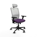 Haches traslack malla blanca bali morado brazos 3D base nailon cabecero malla 2D ruedas 65mm engomadas