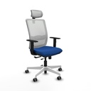 Haches traslack malla blanca similpiel azul brazos 1D base blanca cabecero malla 2D ruedas 65mm engomadas