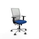 Haches traslack malla blanca similpiel azul brazos 1D base aluminio ruedas 65mm engomadas