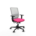 Haches traslack malla blanca similpiel rosa brazos 1D base nailon ruedas 65mm engomadas