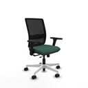 Haches traslack malla negra bali verde botella brazos 3D base blanca ruedas 65mm nailon
