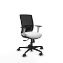 Yunquera sincro malla negra bali blanco brazos blancos base nailon ruedas 65mm nailon