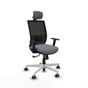 Yunquera sincro malla negra bali gris brazos 1D base blanca cabecero 1D ruedas 65mm engomadas