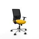 Yunquera traslack malla negra bali amarillo brazos 1D base aluminio ruedas 65mm nailon