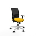 Yunquera traslack malla negra bali amarillo brazos 3D base blanca ruedas 65mm engomadas