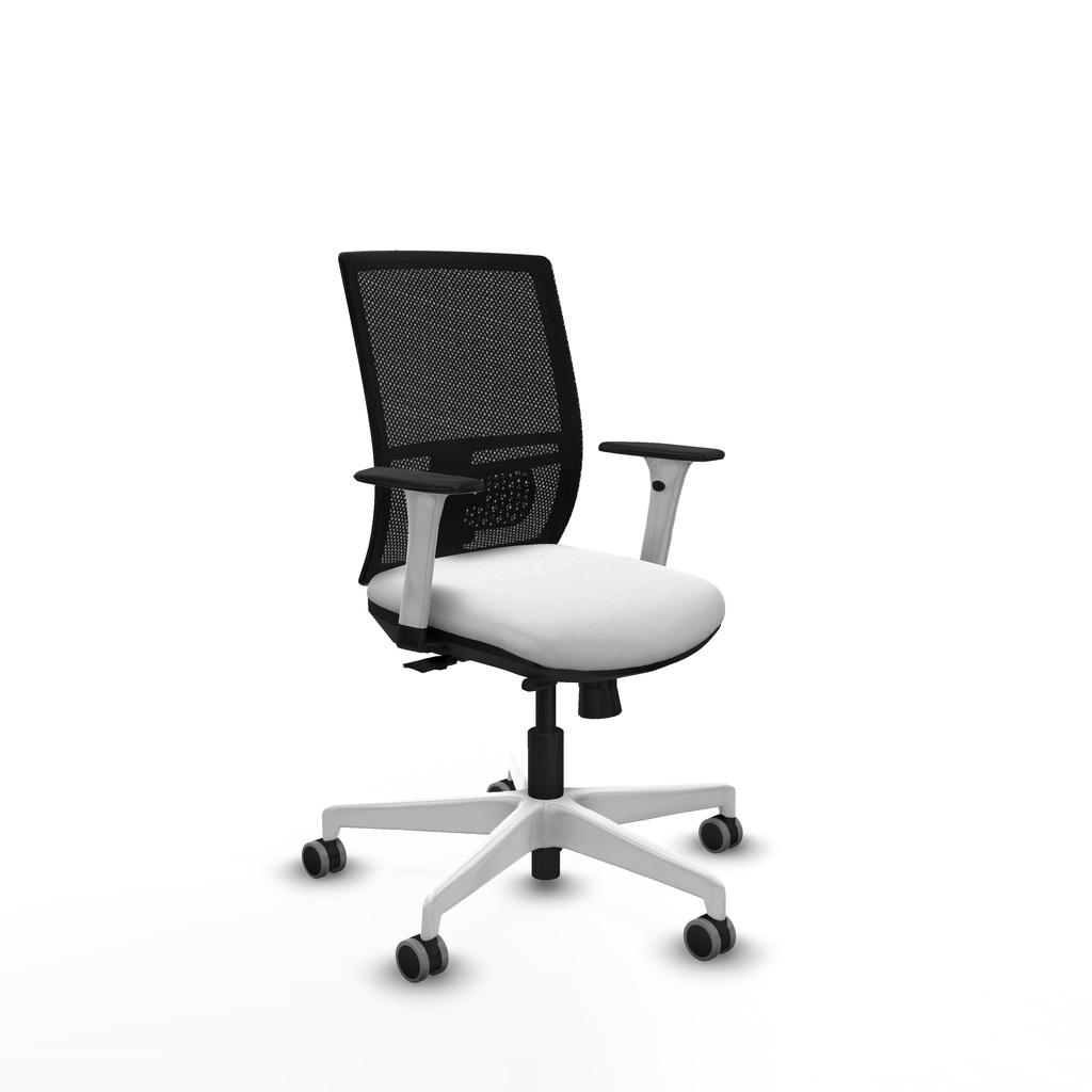 Yunquera traslack malla negra bali blanco brazos blancos base blanca ruedas 65mm engomadas