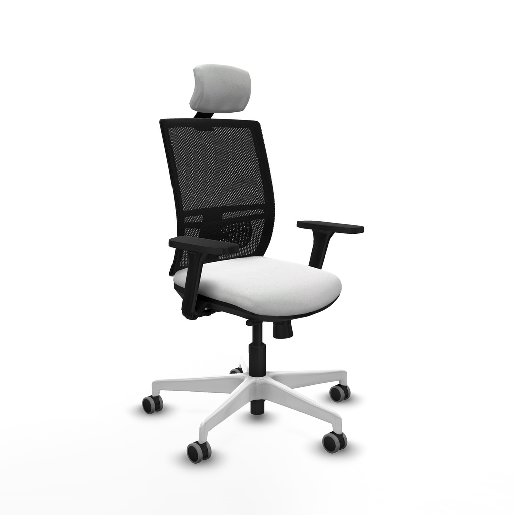 Yunquera traslack malla negra bali blanco brazos 3D base blanca cabecero 1D ruedas 65mm engomadas