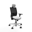 Yunquera traslack malla negra bali blanco brazos 3D base blanca cabecero 1D ruedas 65mm nailon