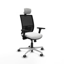 Yunquera traslack malla negra bali blanco brazos 3D base aluminio cabecero 1D ruedas 65mm engomadas