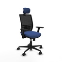 Yunquera traslack malla negra bali azul marino brazos 3D base nailon cabecero 1D ruedas 65mm nailon