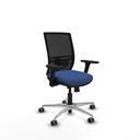 Yunquera traslack malla negra bali azul marino brazos 3D base aluminio ruedas 65mm engomadas