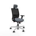 Yunquera traslack malla negra bali gris brazos 2D base blanca cabecero 1D ruedas 65mm engomadas