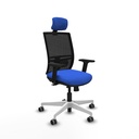 Yunquera traslack malla negra bali azul brazos 2D base blanca cabecero 1D ruedas 65mm engomadas