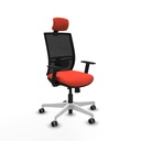 Yunquera traslack malla negra bali naranja oscuro brazos 1D base blanca cabecero 1D ruedas 65mm engomadas