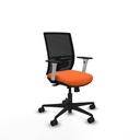 Yunquera traslack malla negra bali naranja brazos blancos base nailon ruedas 65mm nailon