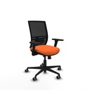 Yunquera traslack malla negra bali naranja brazos 3D base nailon ruedas 65mm engomadas
