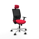 Yunquera traslack malla negra bali rojo brazos 1D base blanca cabecero 1D ruedas 65mm nailon