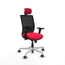 Yunquera traslack malla negra bali rojo brazos 2D base blanca cabecero 1D ruedas 65mm engomadas