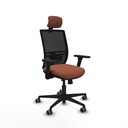 Yunquera traslack malla negra bali marrón brazos 3D base nailon cabecero 1D ruedas 65mm engomadas
