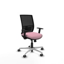 Yunquera traslack malla negra bali rosa brazos 1D base aluminio ruedas 65mm engomadas