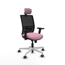 Yunquera traslack malla negra bali rosa brazos 2D base blanca cabecero 1D ruedas 65mm engomadas